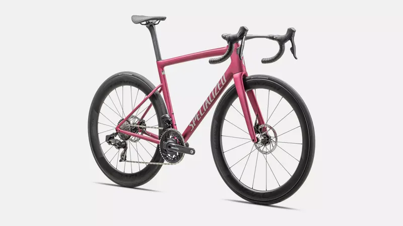Specialized Tarmac SL8 Pro eTap Road Bike 2025 Satin Pink Tint Over Silver Dust/Silver Dust-1