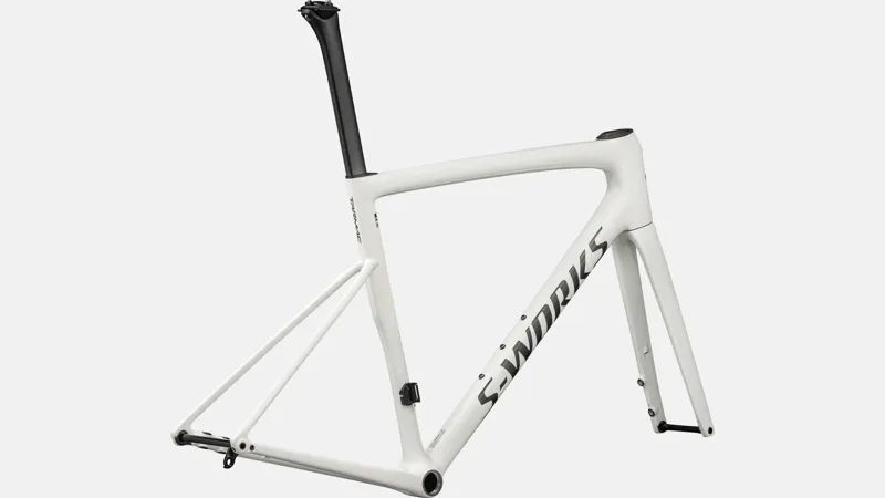 Specialized Tarmac SL8 S-Works frame set 2025 Gloss Cqv Reflex Fine Gold Pearl Over White/Satin Carbon-2