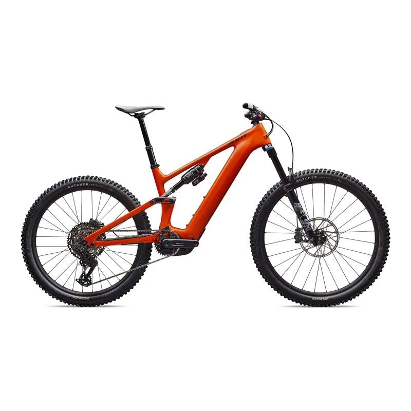 Specialized Turbo Levo 4 Comp Electric Bike 2026 Gloss Orange Tint Over Silver Dust/Dark Navy