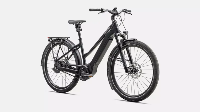 Specialized Vado 5.0 IGH Step Through Electric Bike 2025 Gloss Castblack/Satin Silver Reflective-1