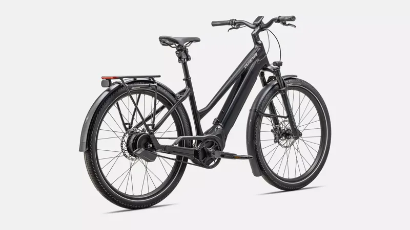 Specialized Vado 5.0 IGH Step Through Electric Bike 2025 Gloss Castblack/Satin Silver Reflective-2