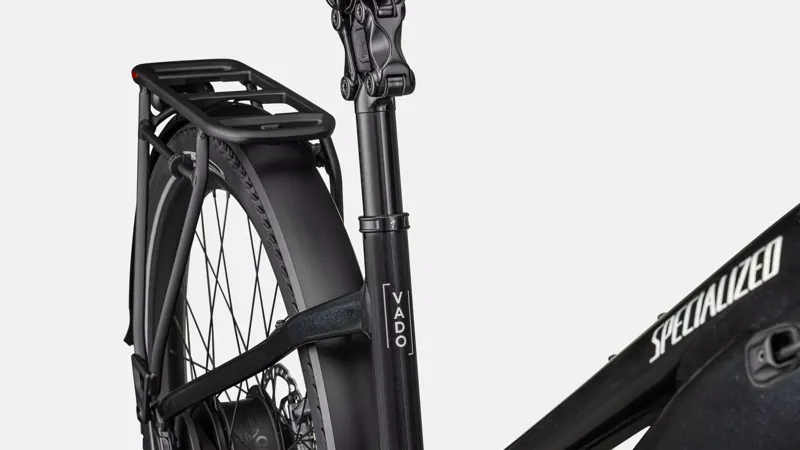 Specialized Vado 5.0 IGH Step Through Electric Bike 2025 Gloss Castblack/Satin Silver Reflective-5