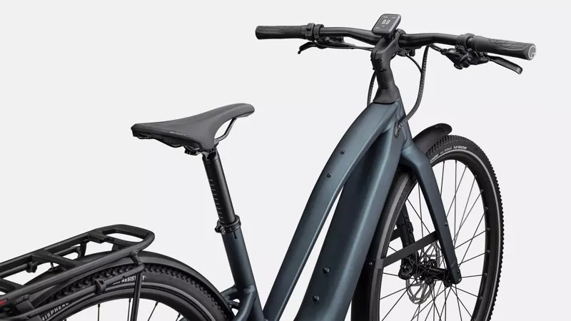 Specialized Vado SL 2 5.0 Step Through Electric Bike 2026 Satin Deep Lake Metallic/Black Liquid Metal Fros-3