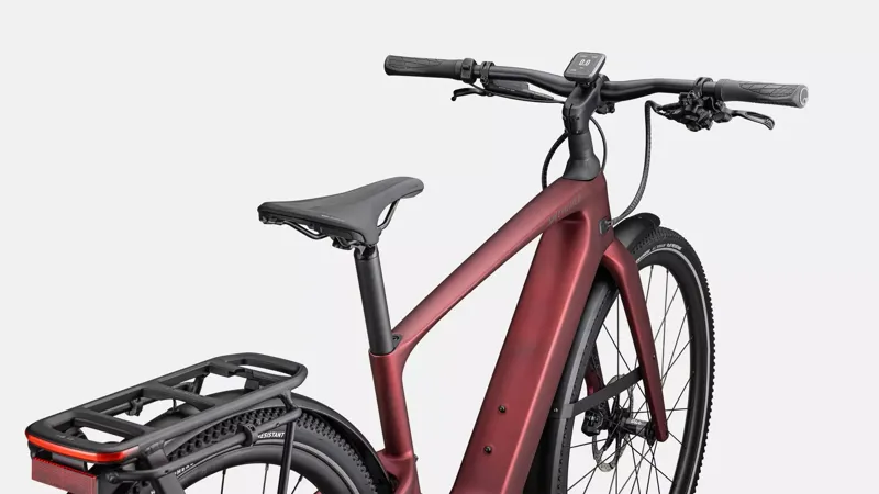 Specialized Vado SL 2 6.0 EQ Carbon Electric Bike 2025 Satin Red Sky/Red Onyx Frost-3