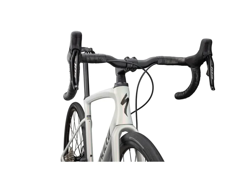 Specialized Roubaix SL8 Comp Road Bike 2024 Red Ghost Pearl Over Dune White/Metallic Obsidian-4