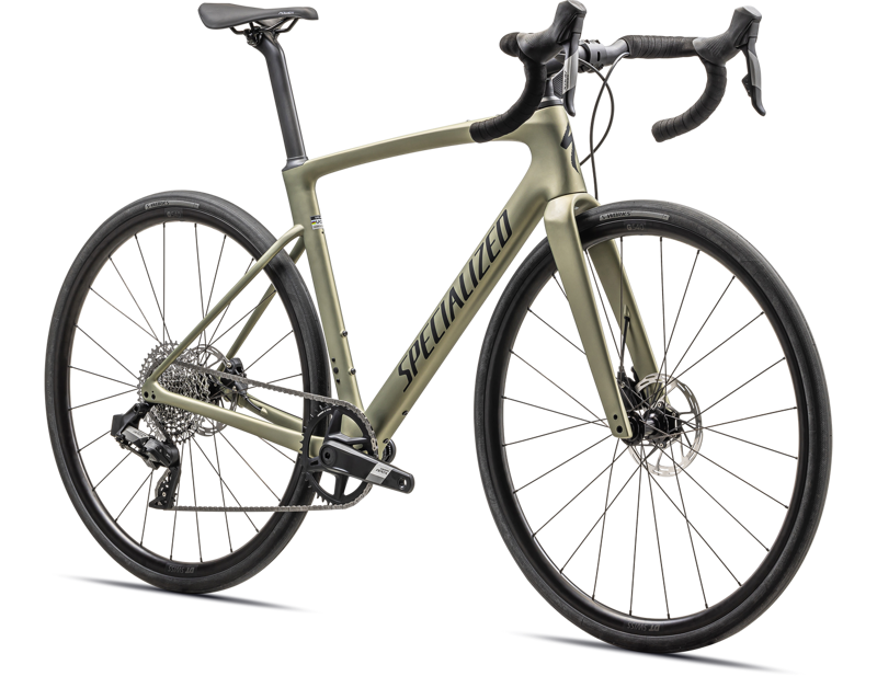 Specialized Roubaix SL8 Sport Apex Road Bike 2024 Metallic Spruce/Forrest Green-1