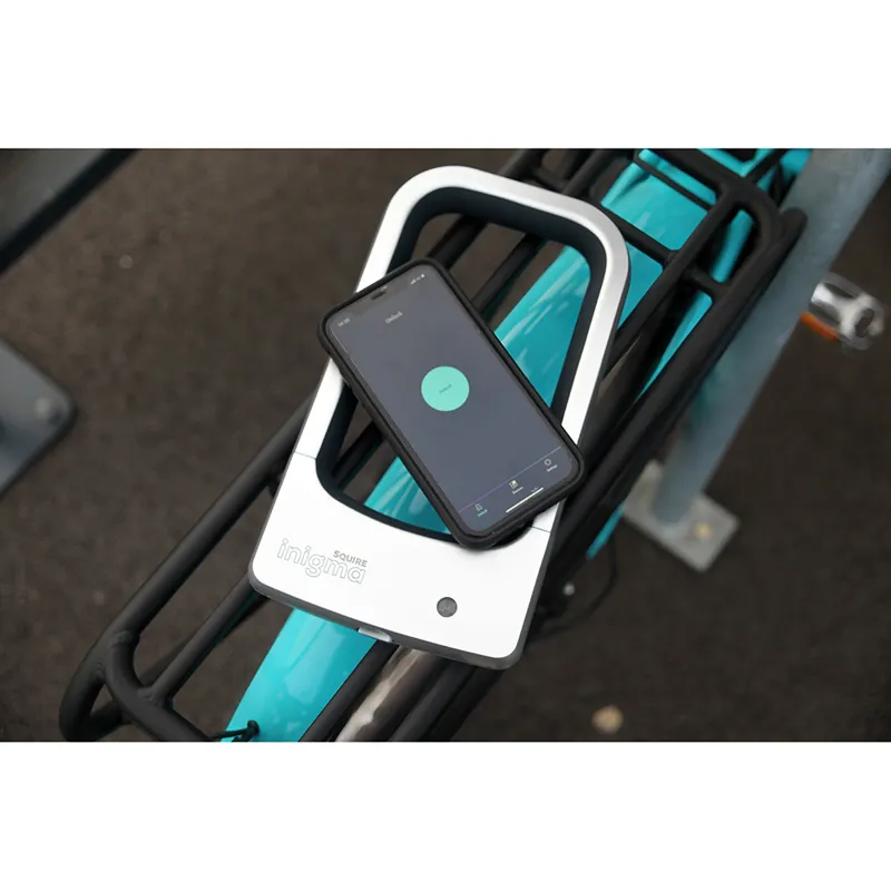 Squire Inigma D- Lock Silver/Blue 185mm-2