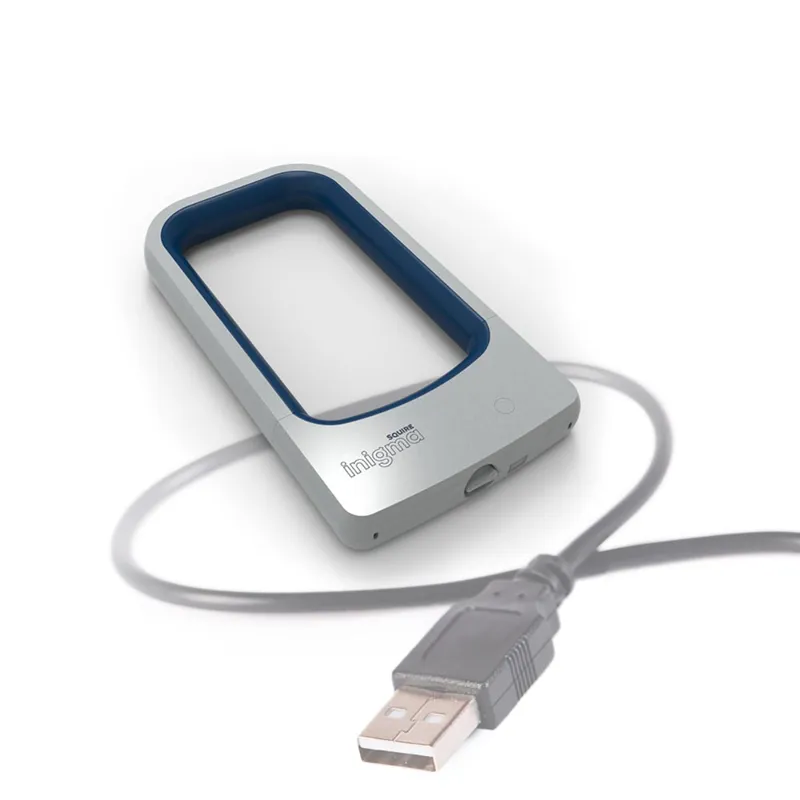 Squire Inigma D- Lock Silver/Blue 185mm-1