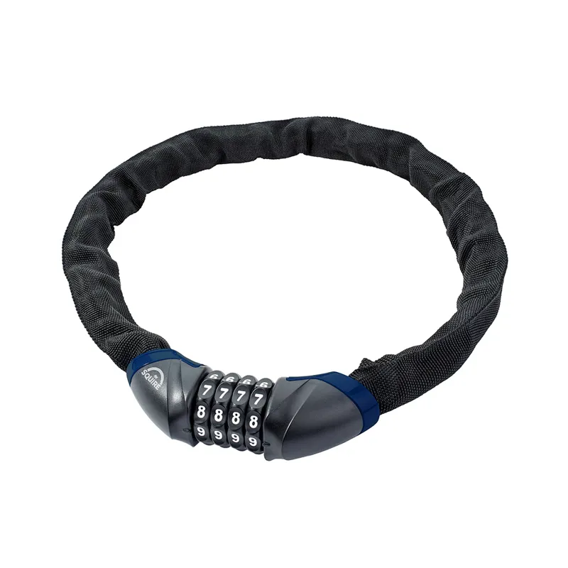 Squire Kilda Chain Combi Lock Black 6x900mm