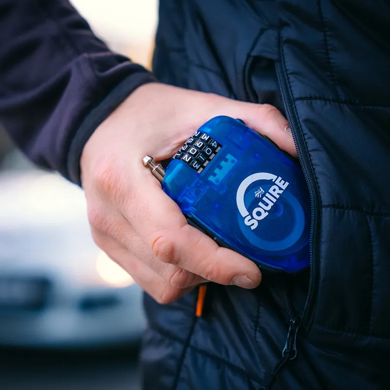 Squire Retrac Max 2x900mm Combi Lock Blue-2