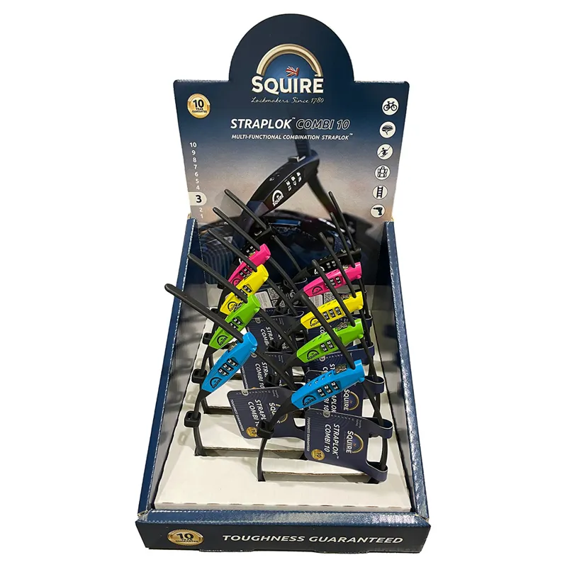 Squire Straplok 10 Combination Lock Security Rating 3 10x450mm Pink-1