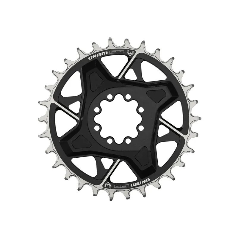 Sram T-Type Eagle X0 Direct Mount Chainring 3mm Offset - including 8 Bolts - D1 Black