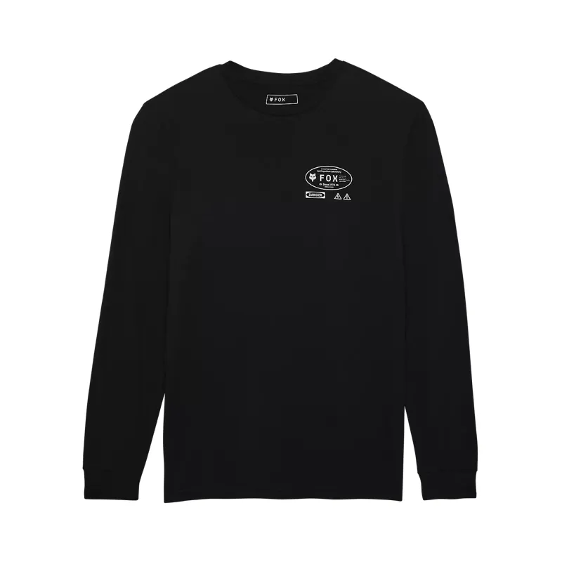Stamped Long Sleeve Premium Tee Black