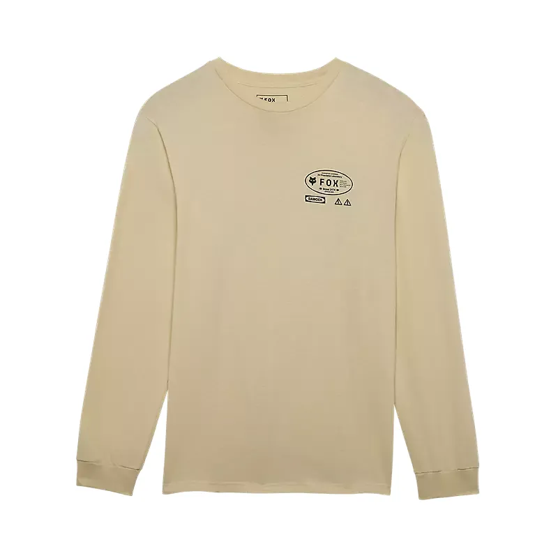 Stamped Long Sleeve Premium Tee Cream