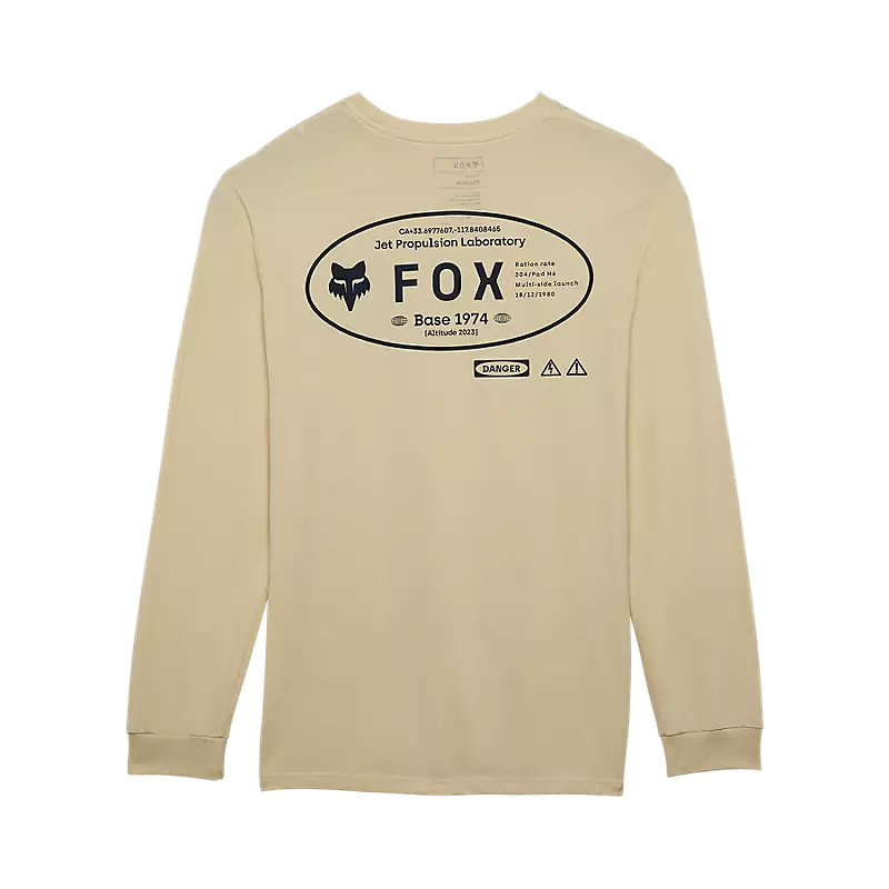 Stamped Long Sleeve Premium Tee Cream-1