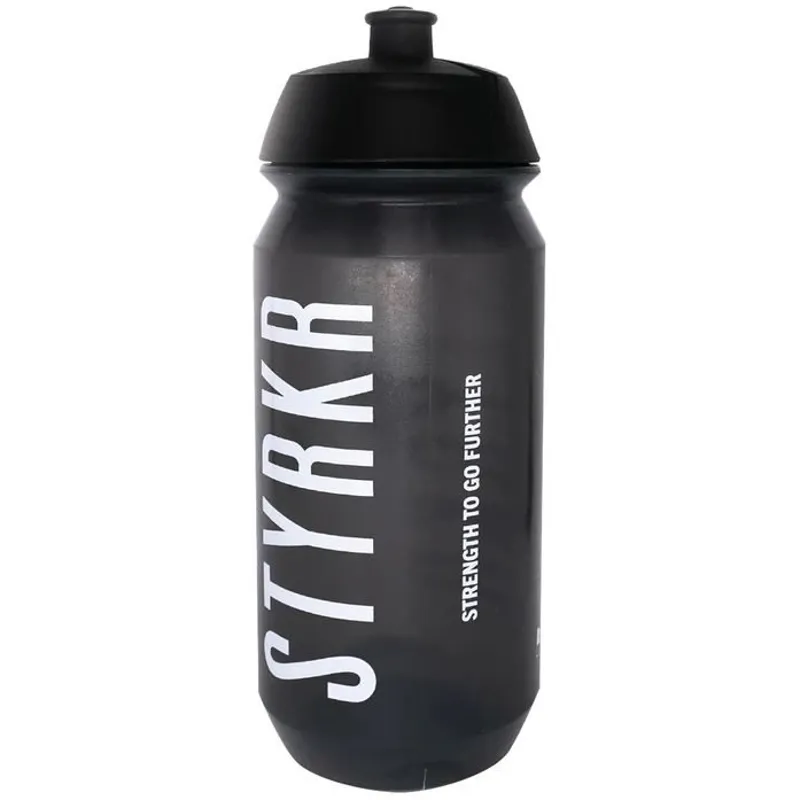 STYRKR Water Bottle 500ml Clear/Black
