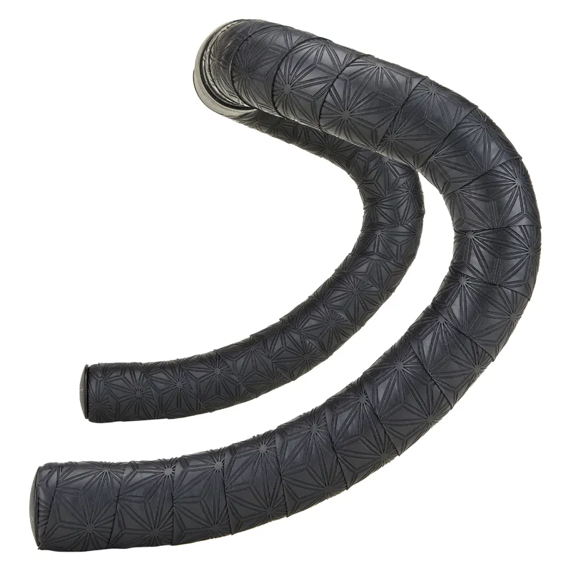 Supacaz Sticky Kush Classic Bar Tape with Plugs Black/Ano Black