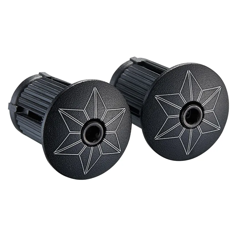 Supacaz Super Sticky Kush - Galaxy White Print/Ano Black Plugs-1