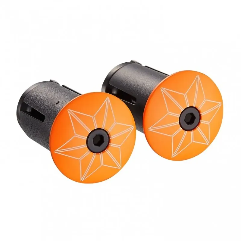 Supacaz Super Sticky Kush Neon Orange/Neon Orange Plugs-1