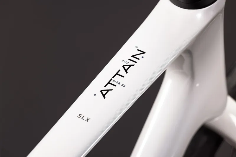 Cube Attain C:62 SLX Road Bike 2027 White/Black-3