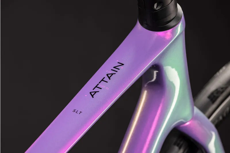 Cube Attain C:62 SLT Road Bike 2027 Purple/Black-2