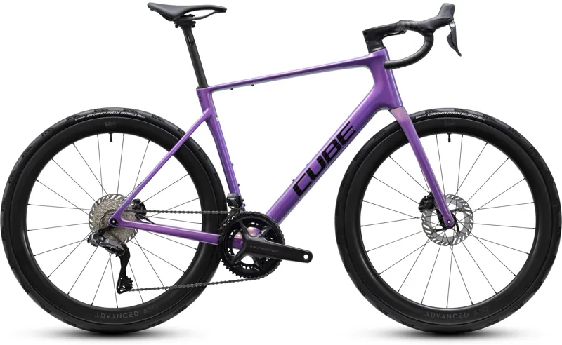 Cube Attain C:62 SLT Road Bike 2027 Purple/Black