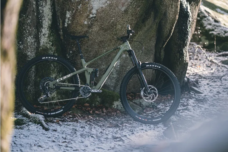 Cube Stereo One55 C:62 TM Mountain Bike 2024 Olive/Chrome-3