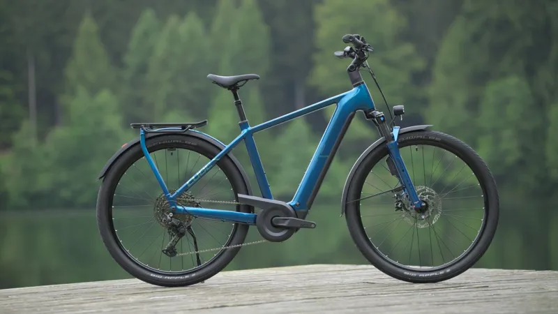 Cube Kathmandu Hybrid EX Electric Bike 2025 Electricblue/Chrome-1