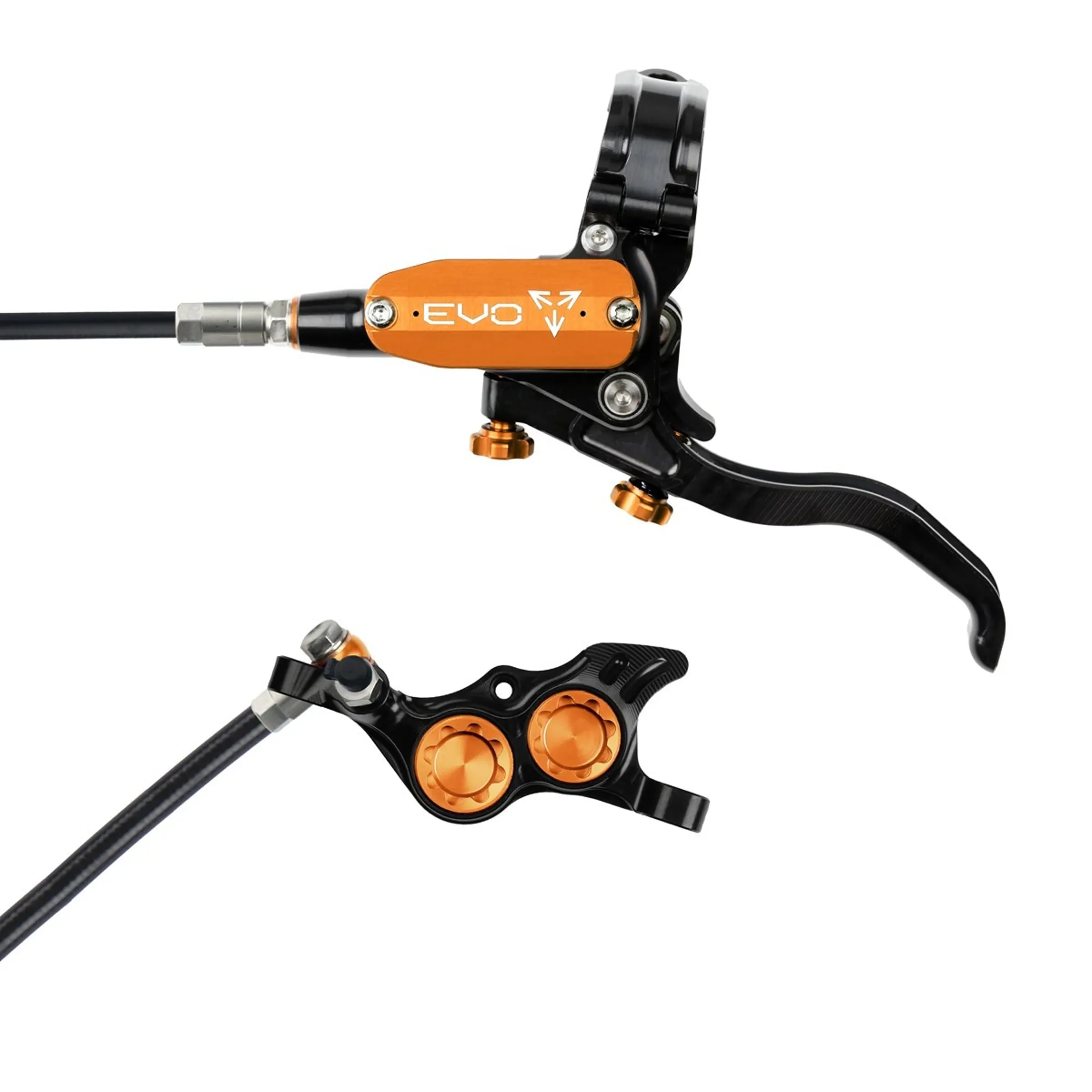 Mode Tech Brake Hope Tech 4 EVO TR4 Disc Brake Set Black/Orange