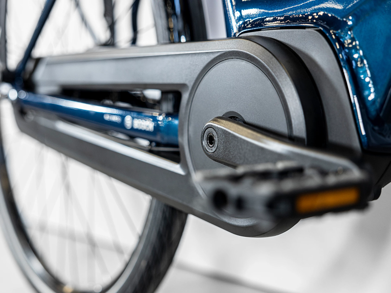 Trek District+ 2 Lowstep 400WH Electric Bike 2023 mulsanne Blue -2