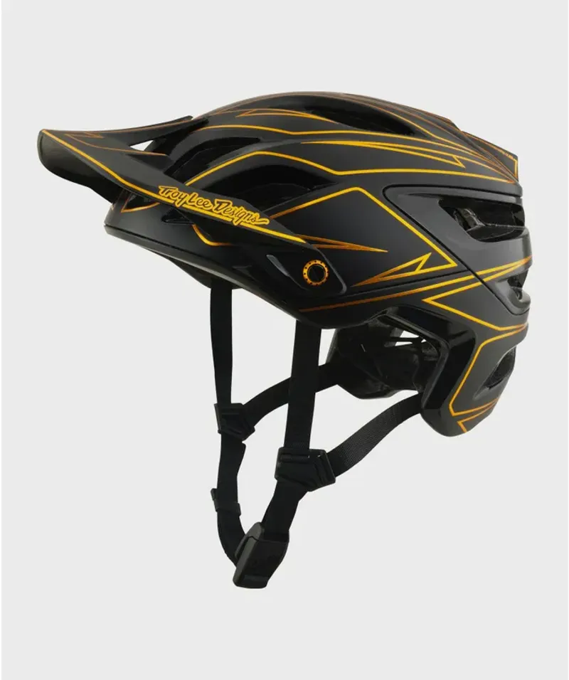 Troy Lee Designs A3 MIPS Helmet Pinstripe Black