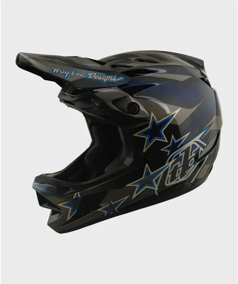 Troy Lee Designs D4 Composite Helmet Burst Grey