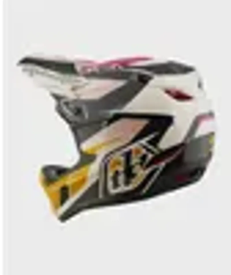 Troy Lee Designs D4 Polyacrylite Helmet Turbo Acid / Fuchsia-5