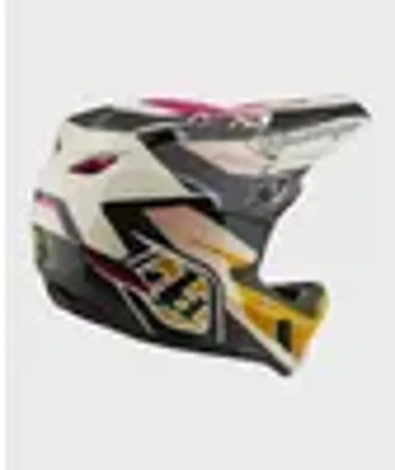 Troy Lee Designs D4 Polyacrylite Helmet Turbo Acid / Fuchsia-2