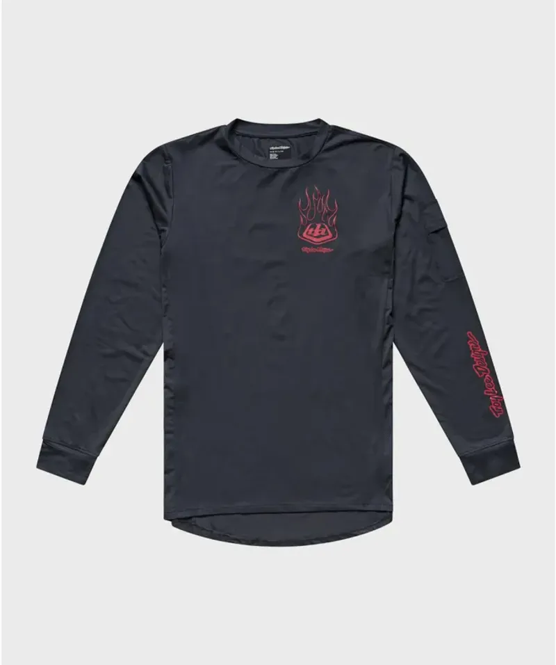 Troy Lee Designs Ruckus Ride Ember Long Sleeve Tee Ember Carbon