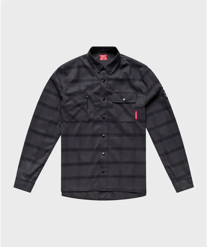 Troy Lee Designs Ruckus Ride Flannel YD Plaid Coal