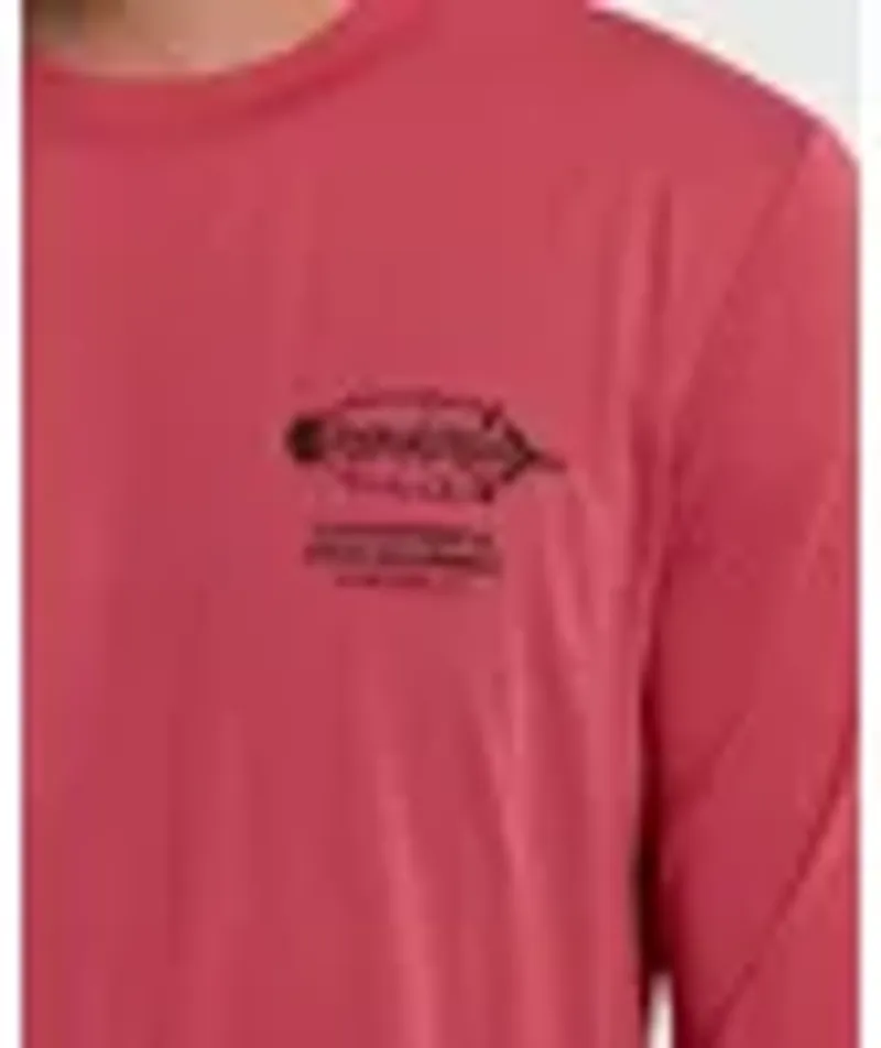 Troy Lee Designs Skyline Ride Feathered Long Sleeve Tee Ember Red-5