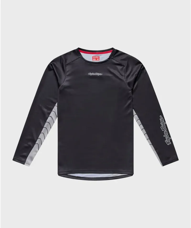 Troy Lee Designs Skyline Switchback Long Sleeve Chill Jersey Switchback Carbon