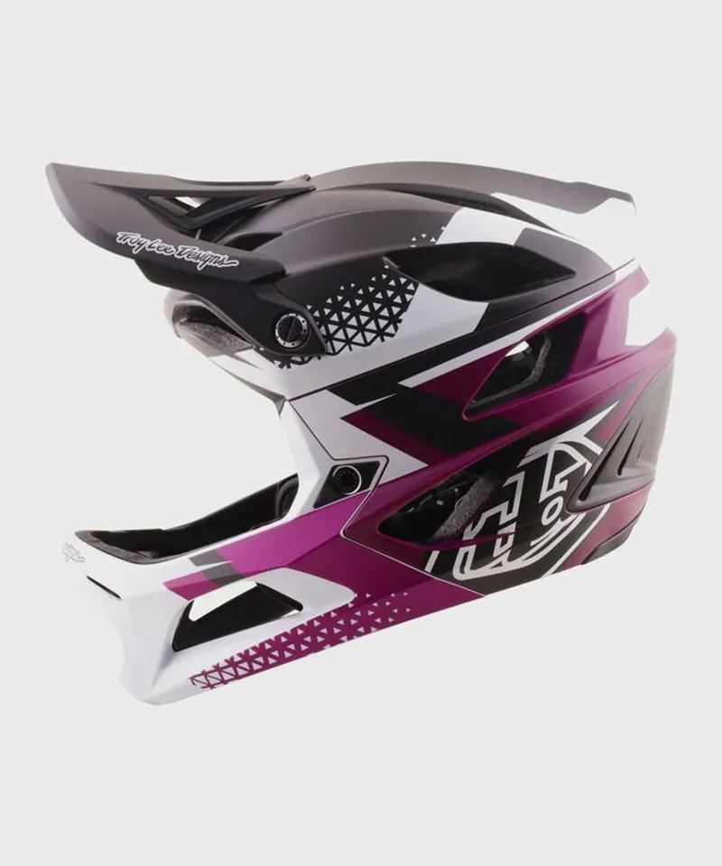 Troy Lee Designs Amper 2 Helmet Amper White Fuchsia