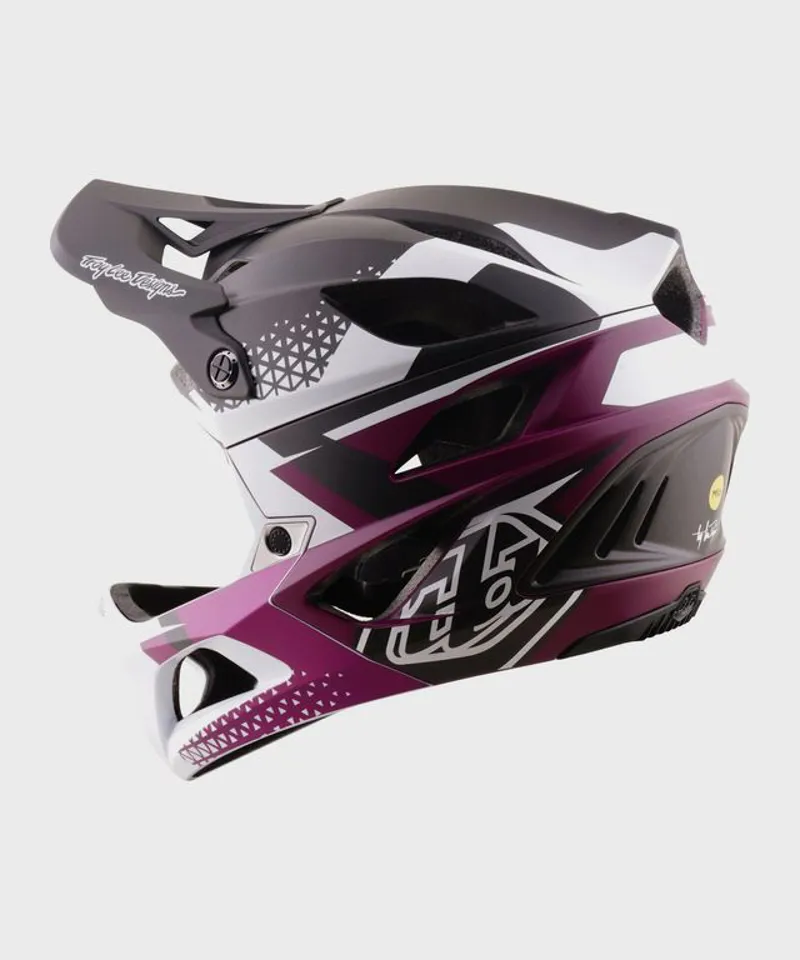 Troy Lee Designs Amper 2 Helmet Amper White Fuchsia-4