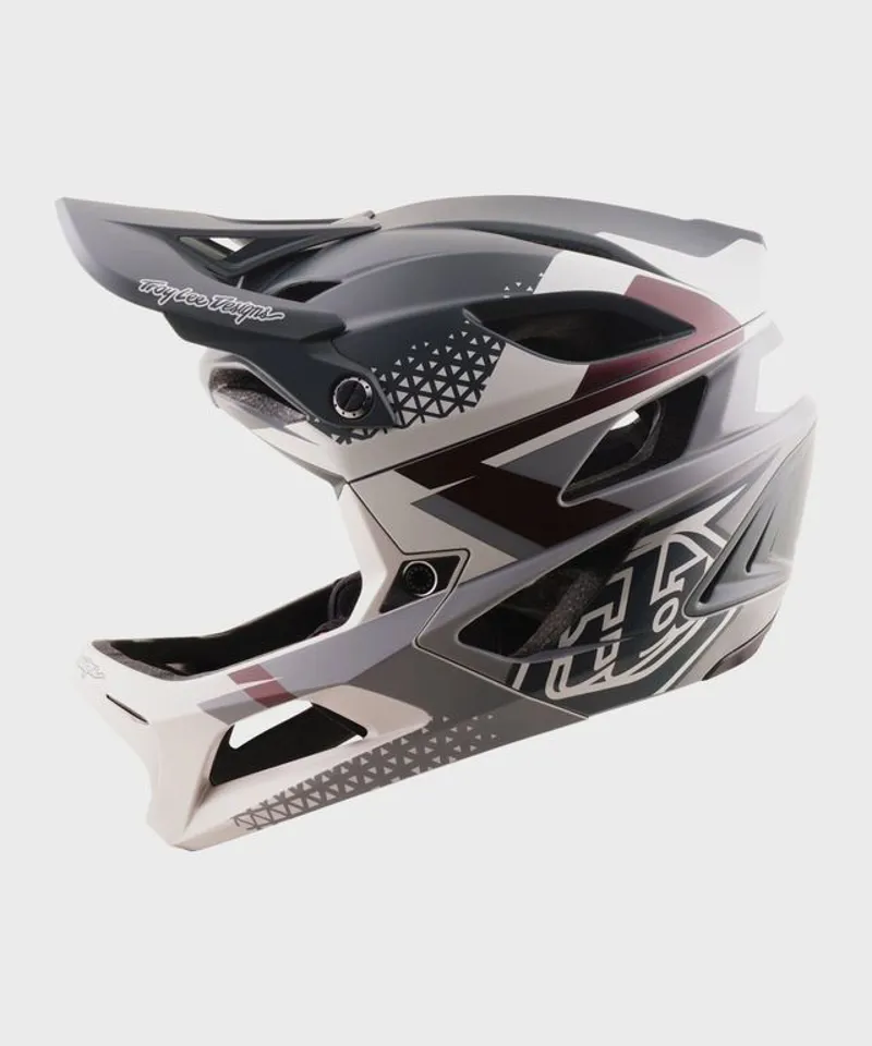 Troy Lee Designs Stage 2 Helmet Amper Gray Pumice