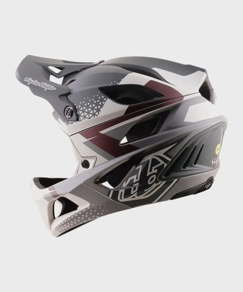Troy Lee Designs Stage 2 Helmet Amper Gray Pumice-4