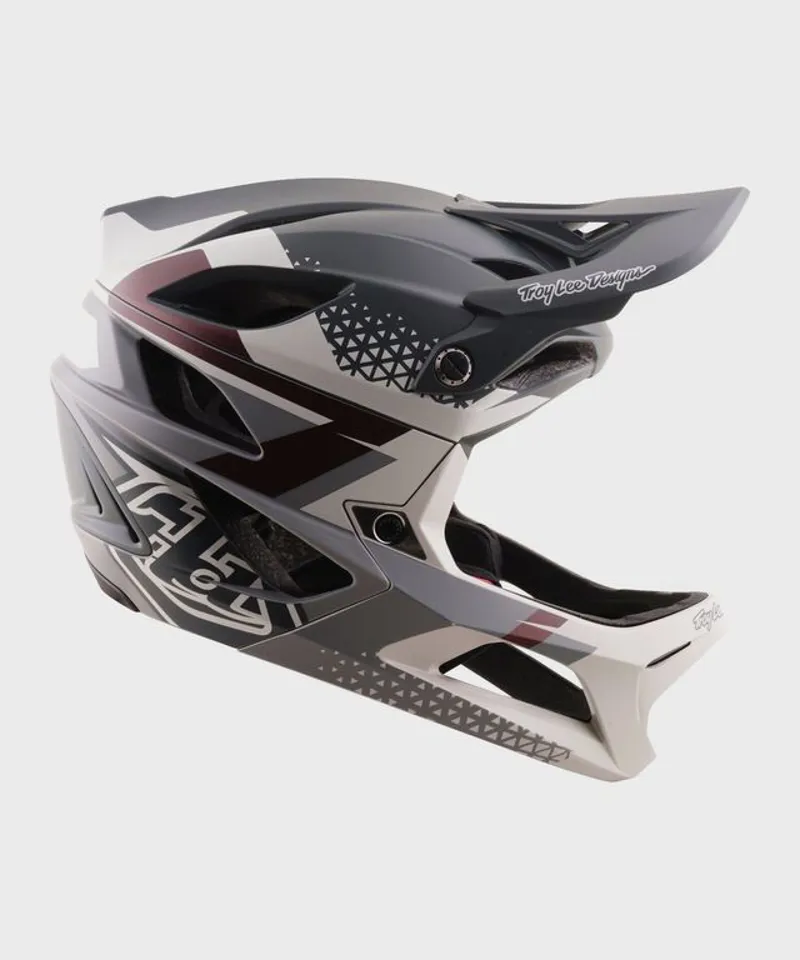 Troy Lee Designs Stage 2 Helmet Amper Gray Pumice-5
