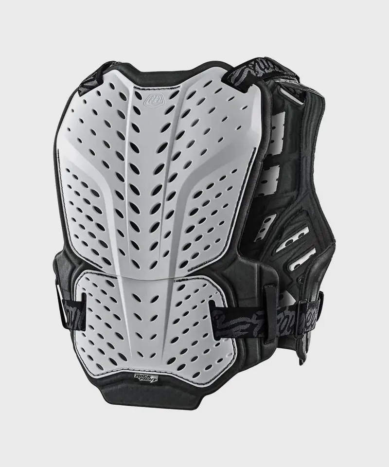 Troy Lee Designs Rockfight Youth Chest Protector One Size White-1