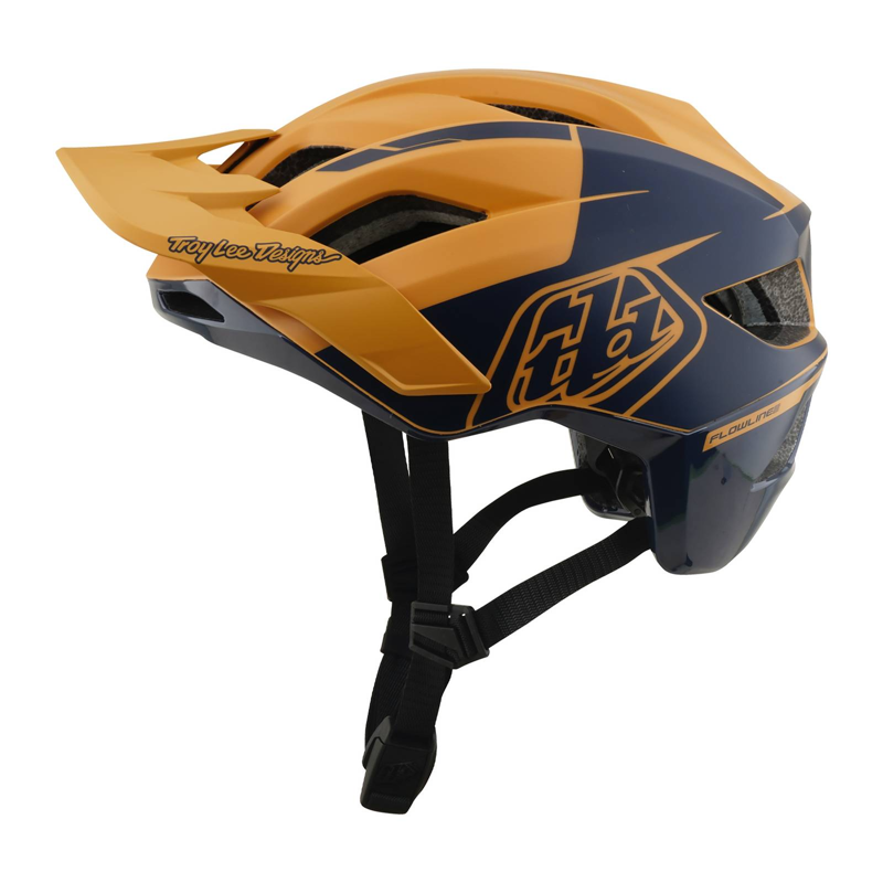 Troy Lee Designs Flowline SE Helmet Hydro Mustard/Black Iris-1