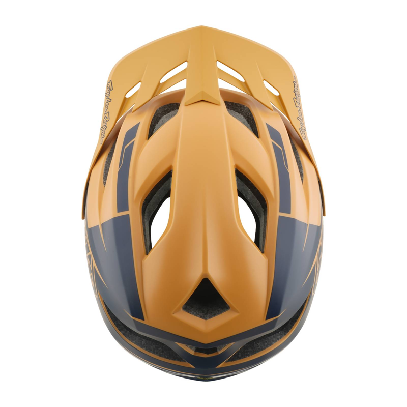 Troy Lee Designs Flowline SE Helmet Hydro Mustard/Black Iris-7