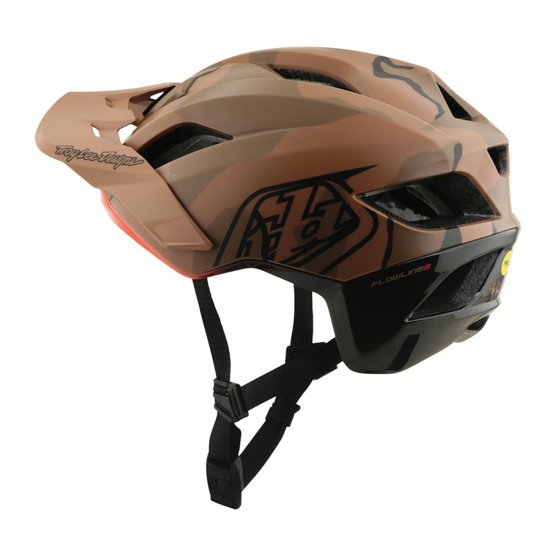 Troy Lee Designs Flowline SE Helmet Badge Sienna / Camo-4