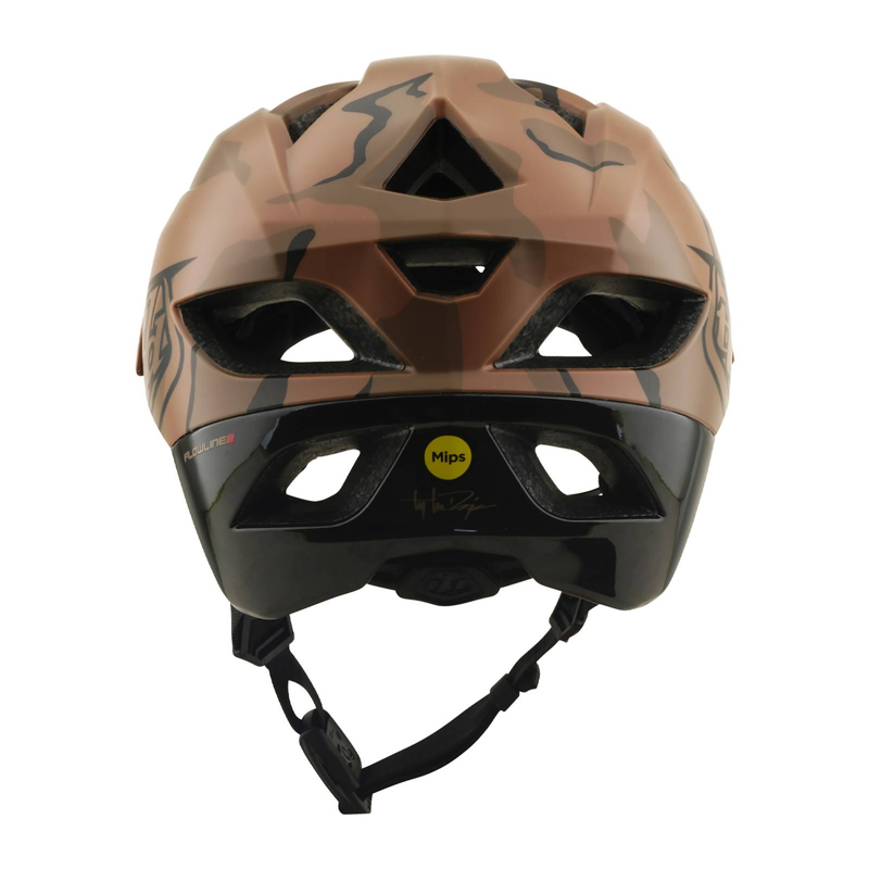 Troy Lee Designs Flowline SE Helmet Badge Sienna / Camo-3