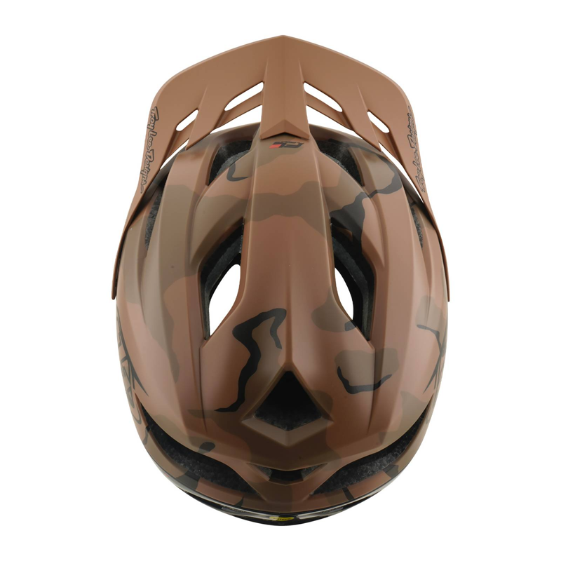Troy Lee Designs Flowline SE Helmet Badge Sienna / Camo-7