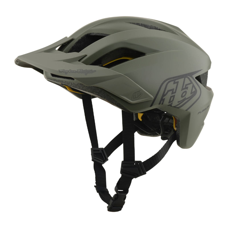 Troy Lee Designs Flowline MIPS Youth Helmet Point Army/Phantom-1